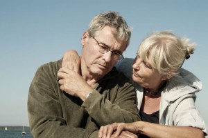 Unhappy Older Couple